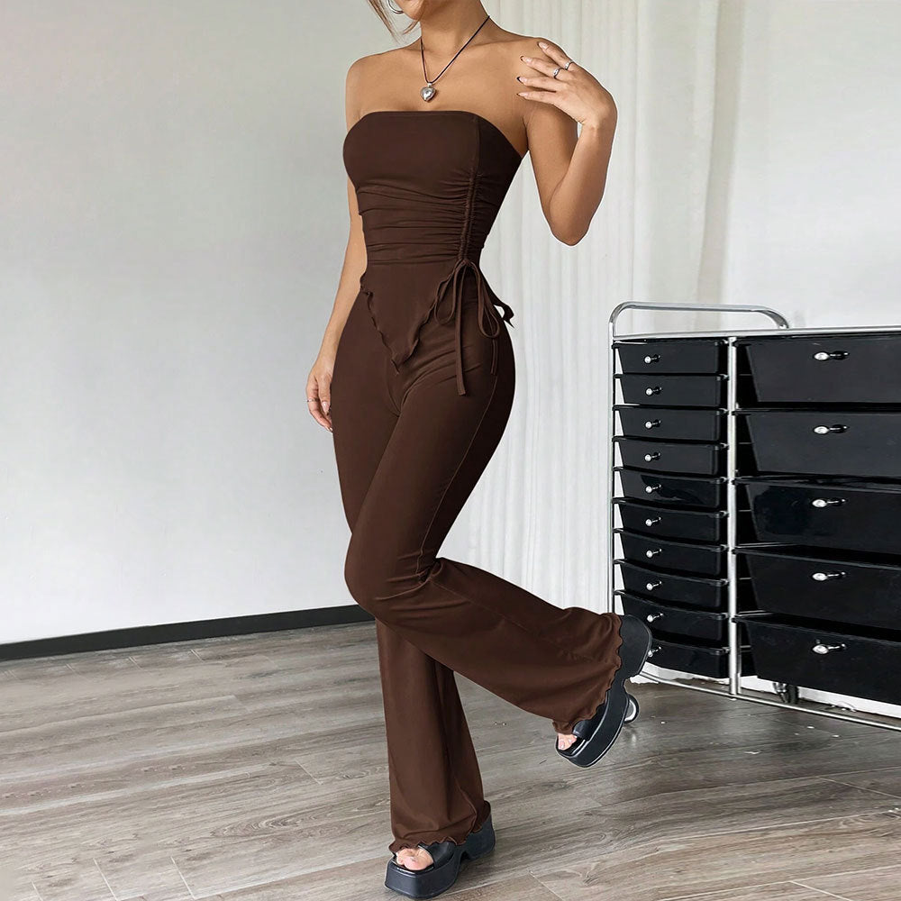 Ann – Stylish Tube Top and Trousers Set