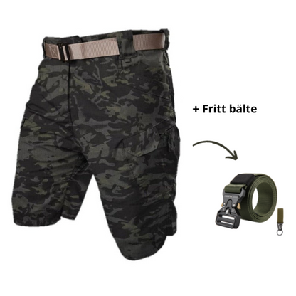 Danny – Multi-Pocket Shorts with Free Belt