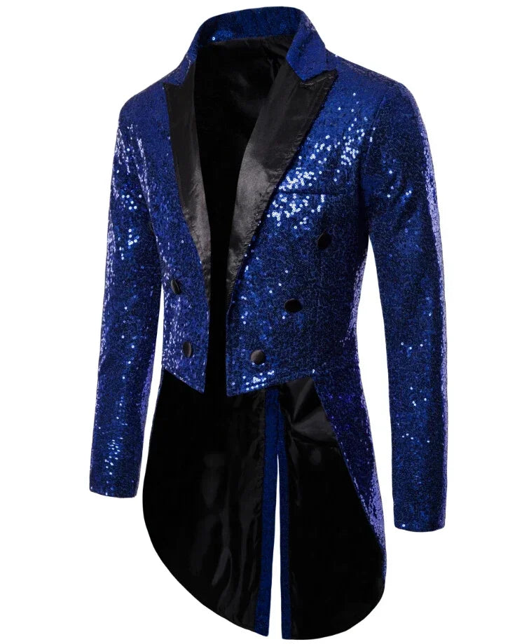 Dennis – Men's Glitter Tuxedo with Sequins for Special Occasions