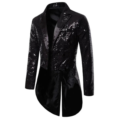 Dennis – Men's Glitter Tuxedo with Sequins for Special Occasions