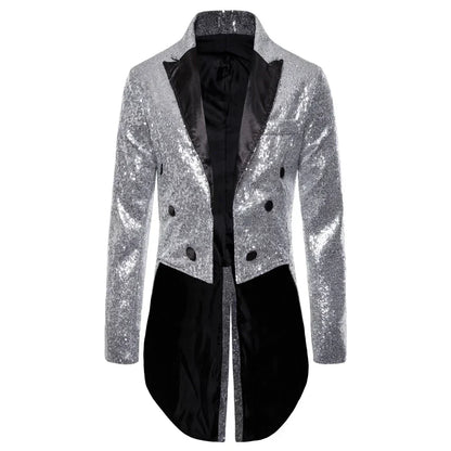 Dennis – Men's Glitter Tuxedo with Sequins for Special Occasions