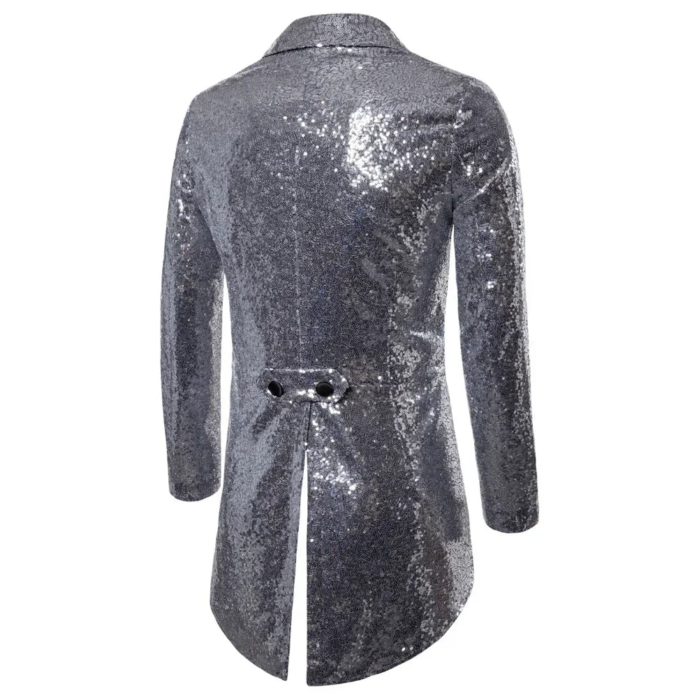 Dennis – Men's Glitter Tuxedo with Sequins for Special Occasions