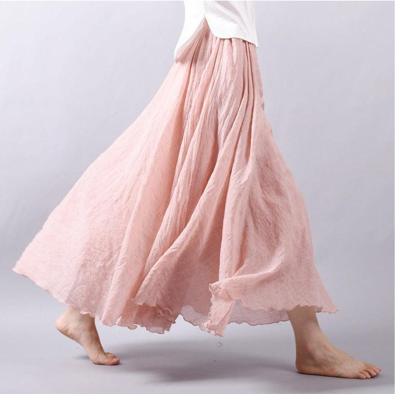 Sue – Long Chiffon Skirt