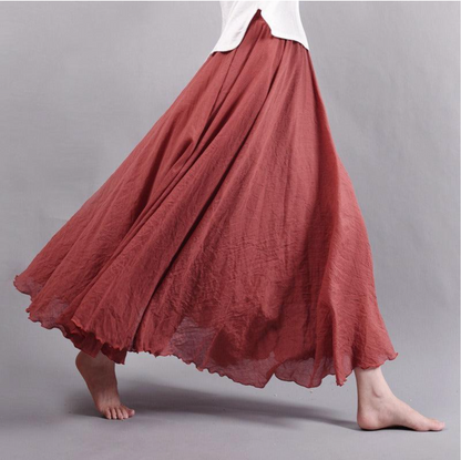 Sue – Long Chiffon Skirt