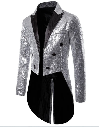 Dennis – Men's Glitter Tuxedo with Sequins for Special Occasions