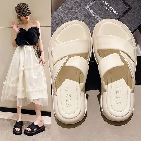 Heidi – Non-slip Outdoor Platform Slippers
