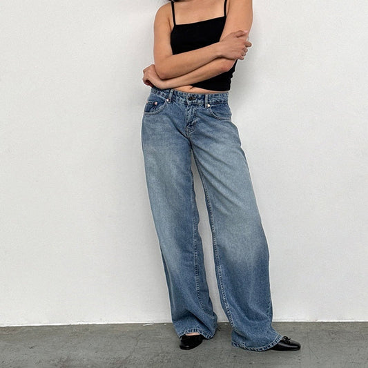 Mary – Wide Leg Denim Pants