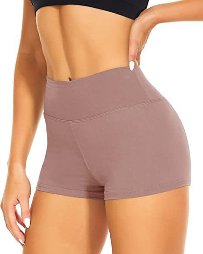 Alison – Trendy Vegan Silk High Waist Shorts