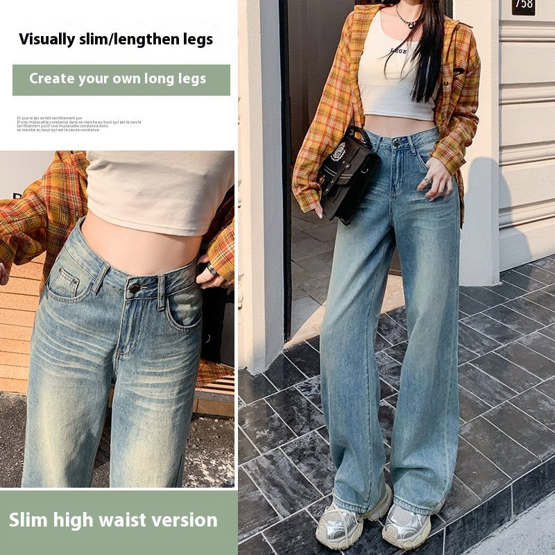 Lily – Glacier Blue Wide-leg Jeans