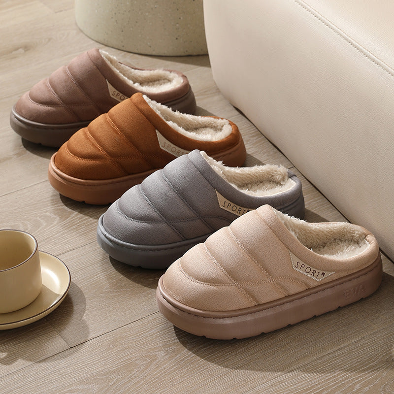 Barbara – Cozy Vegan Suede Indoor Slippers