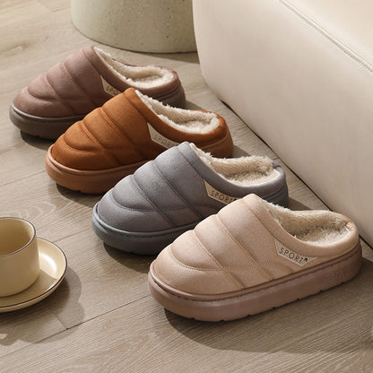Barbara – Cozy Vegan Suede Indoor Slippers