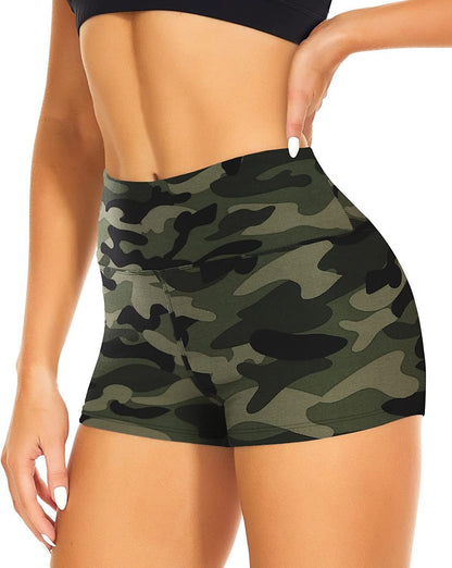 Alison – Trendy Vegan Silk High Waist Shorts