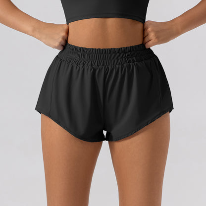 Samantha – Loose High Waisted Yoga Shorts