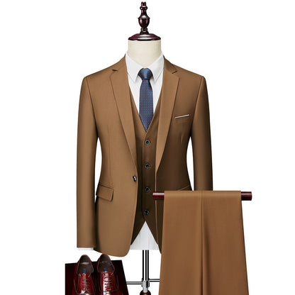Phil – Men's Slim Suit with Retro Casual Style