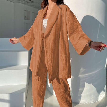 Abigail – Loose-Fitting Commuter Pantsuit