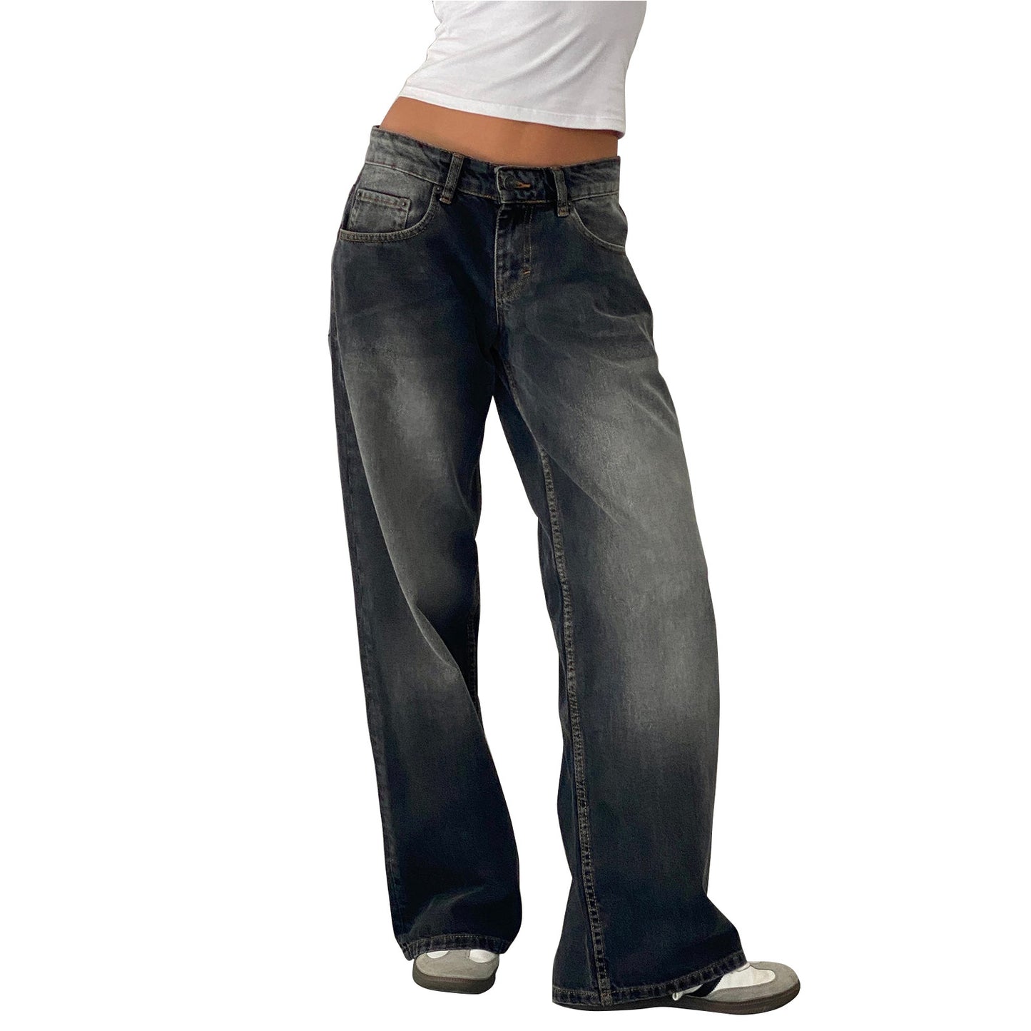 Mary – Wide Leg Denim Pants