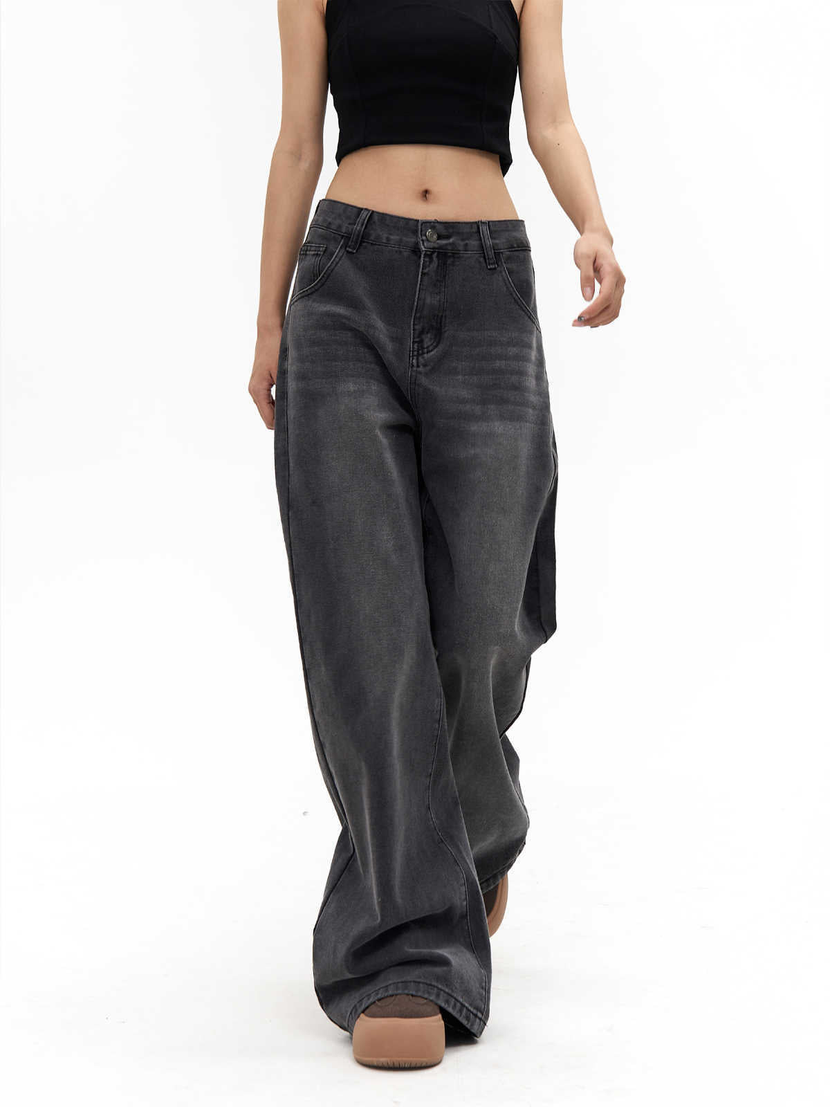 Janet – Wide Leg High Waist Jeans