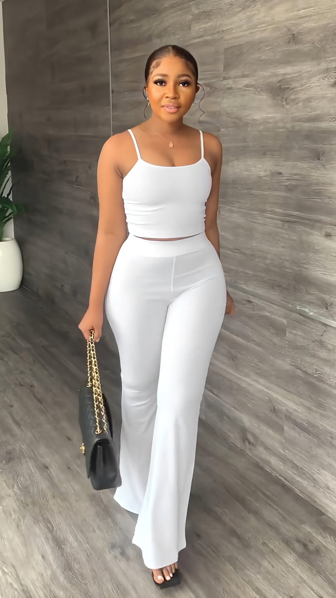 Kate – Women's Solid Color Bell-bottom Pants Fashion Suit