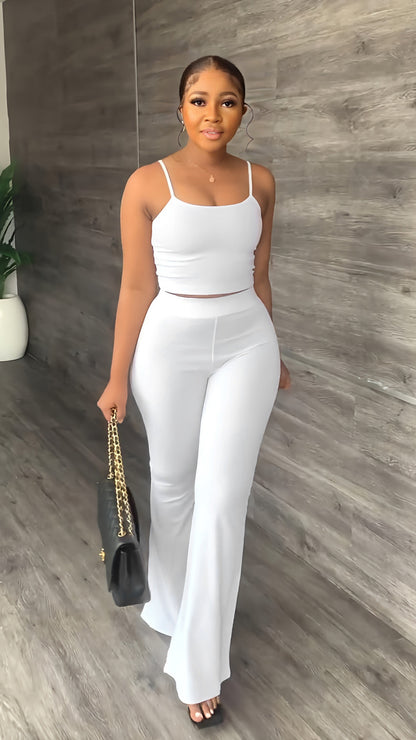 Kate – Women's Solid Color Bell-bottom Pants Fashion Suit