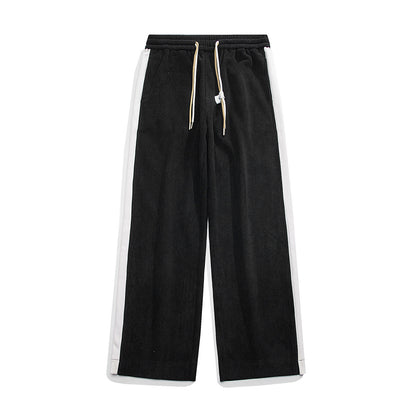 Bruce – Corduroy Retro Straight-Leg Pants