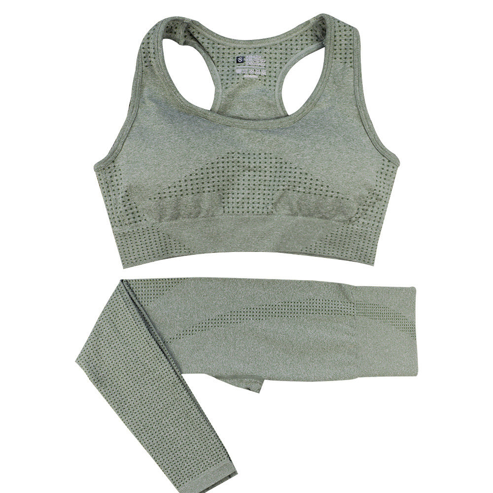 Ann – Seamless Yoga Set with High Waist Leggings