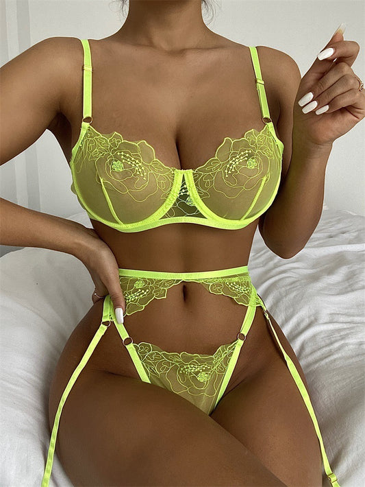 Brenda – Lace Eyelash Stitching Sexy Lingerie