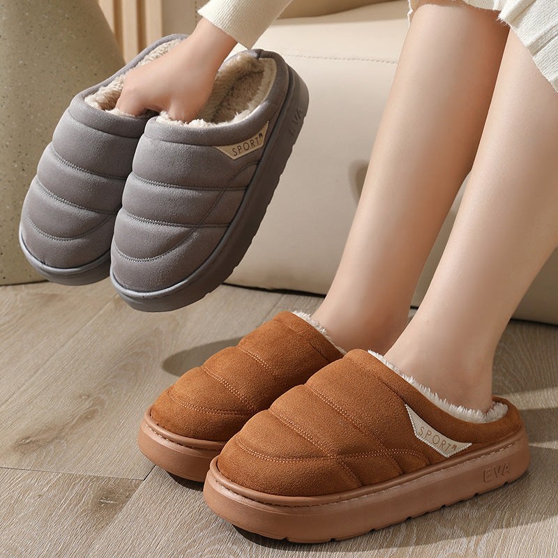 Barbara – Cozy Vegan Suede Indoor Slippers