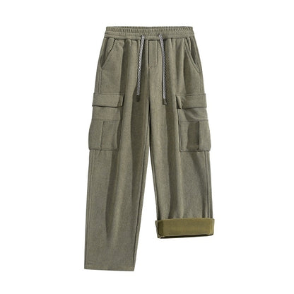 Shaun – Retro Fleece-Lined Corduroy Pants