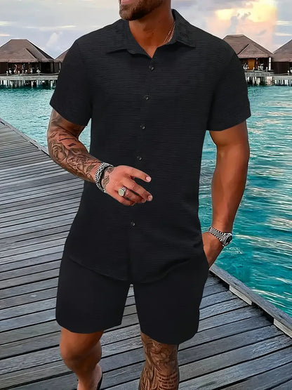 Dan – Summer Jacquard Casual Suit