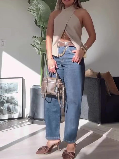 Kim – Elegant Sleeveless Vest