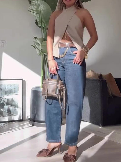 Kim – Elegant Sleeveless Vest