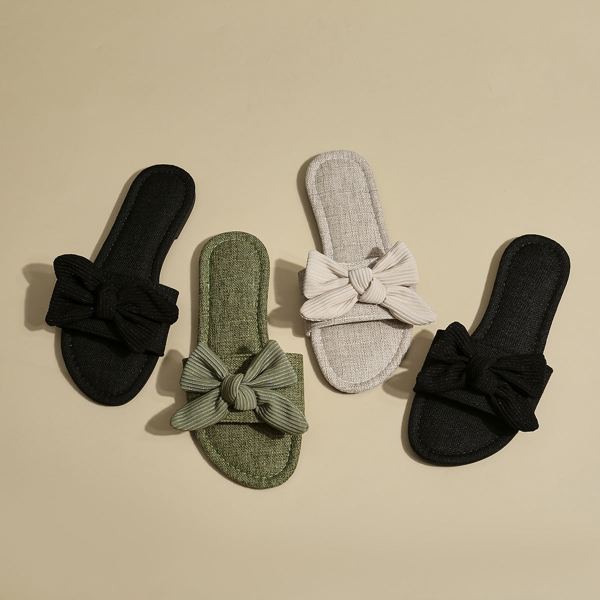 Claire – Soft Bottom Outdoor Sandals with Bowknot
