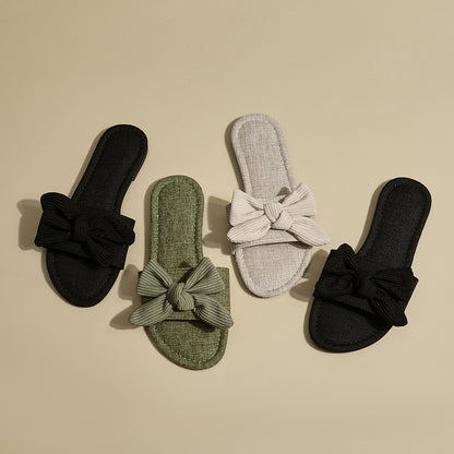 Claire – Soft Bottom Outdoor Sandals with Bowknot