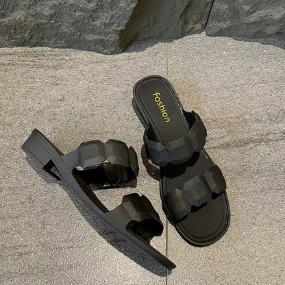 Patricia – Simple Square Toe Sandals
