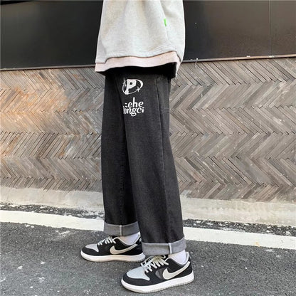 John – Trendy Straight-Leg Denim Pants