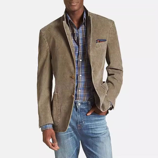 Mathew – Classic Solid Color Blazer for Men