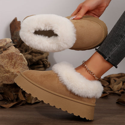 Linda – Women's Winter Vegan Suede Indoor Boots