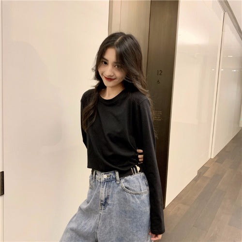 Carly – Long Sleeve Vegan Two-Piece Top