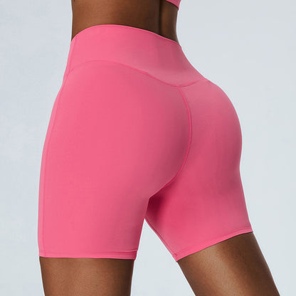 Sharon – High Waist Yoga Shorts with Belly Support