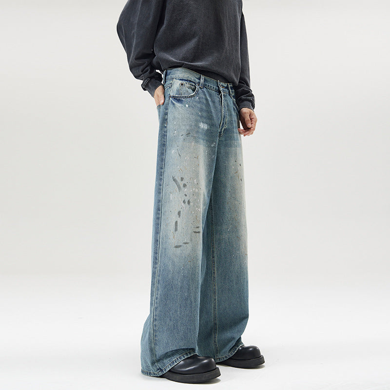 Anthony – American-Style Washed Loose Jeans