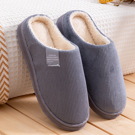 Aidan – Casual Indoor Slippers with Stripes