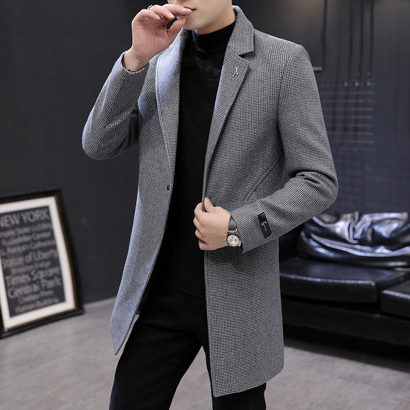 Scott – Slim Houndstooth Coat