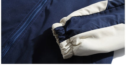 Gavin – Men's Color Block Baseball Collar Jacket