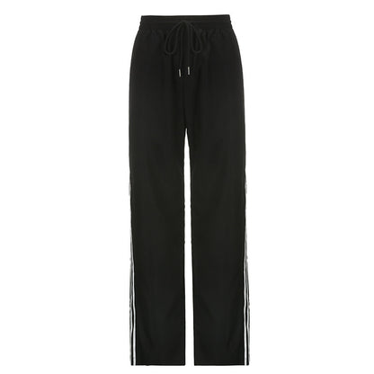 Kim – Double Striped Patchwork Pants