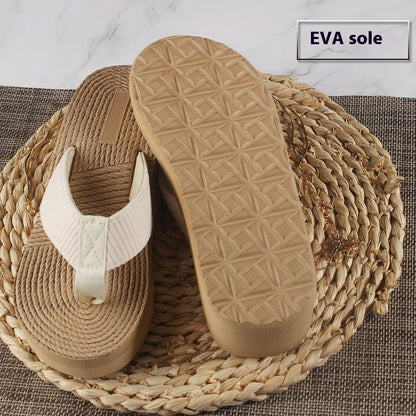 Elizabeth – Platform Vegan Summer Slippers