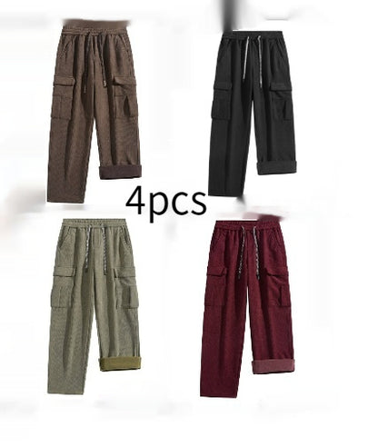 Shaun – Retro Fleece-Lined Corduroy Pants