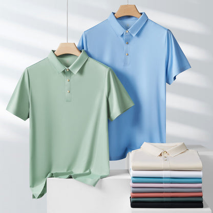 Jake – Seamless Short-Sleeved Polo Shirt