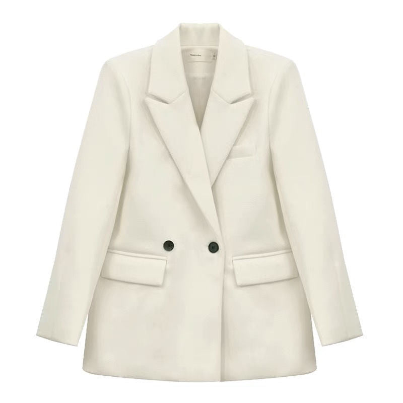 Rachel – Short Woolen Blazer in Hepburn Style