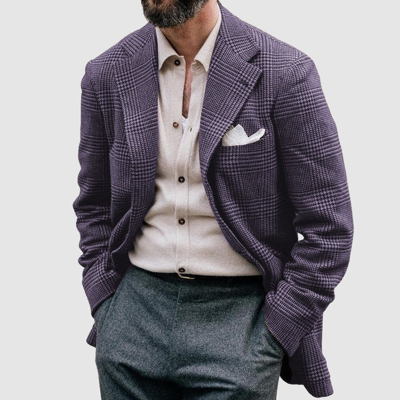 Colin – Casual Printed Double Button Suit
