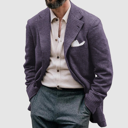 Colin – Casual Printed Double Button Suit